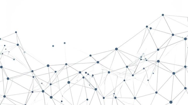 Abstract network of interconnected nodes