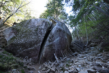 Obraz premium Climbing Mount Mizugaki, Yamanashi, Japan