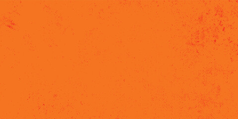Dots halftone orange color pattern gradient texture with technology digital background. Dots pop art comics with summer background modern art