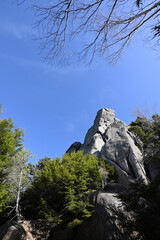 Climbing  Mount Mizugaki, Yamanashi, Japan