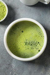 Homemade Green Japanese Matcha Tea