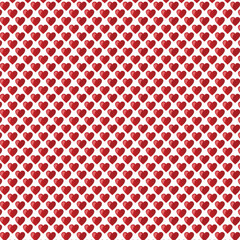 vector pattern of hearts for valentine's day celebration
