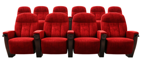 Obraz premium Theater seat are so inviting and unoccupied