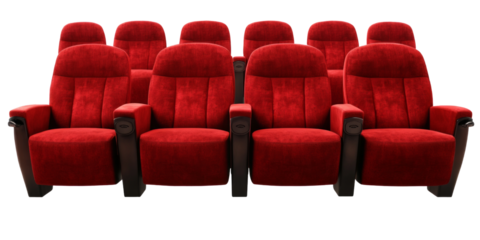 Theater seat are so inviting and unoccupied