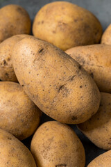 Raw Organic Brown Russet Potatoes