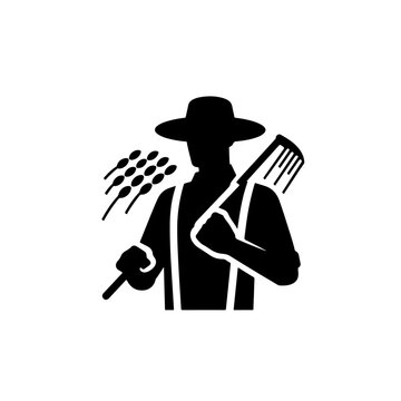 recommend clip art: farmer silhouette