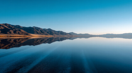 Free space nature background your decor. Blurred beach background green coconut palm trees. Sunny day blue sky and sunlight. Summer time. Beautiful nature sea ocean mountains and landscape, scenery