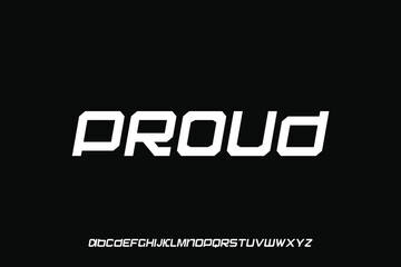 Display alphabet font vector design suitable for headline, poster, logo, magazine and many more