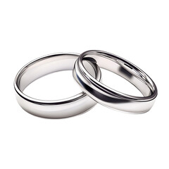 silver wedding rings