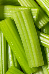 Green Raw Organic Celery Sticks
