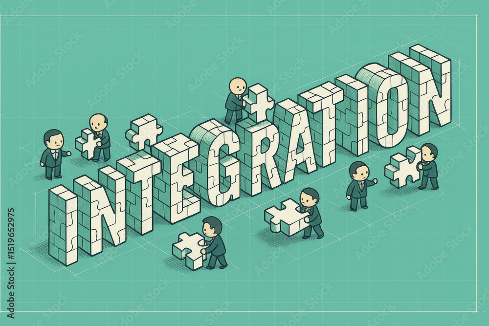 Poster collaboration and connection drive the success assembling complex systems illustrated by miniature f
