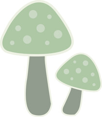 Green Mushrooms