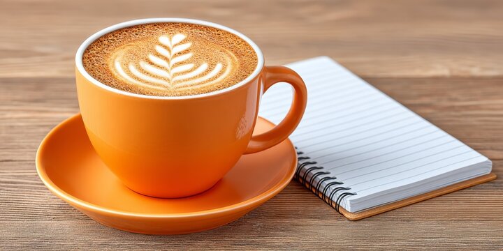 A coffee break with a reflection journal summarizing productivity gains