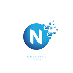 N Alphabet Vector Logo