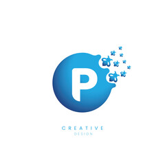 P Alphabet Vector Logo