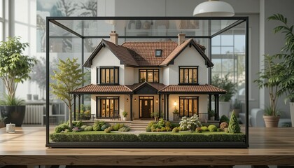 a beautiful single home rooms setting graphics
