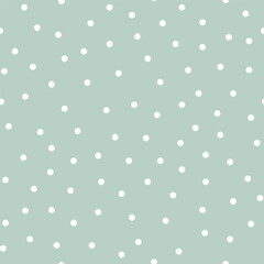 Polka dot vector background. Fashion trendy seamless pattern with circles. Retro wallpaper with dots. Abstract geometric allover print with points, for fabric, paper, textile, clothes and accessories