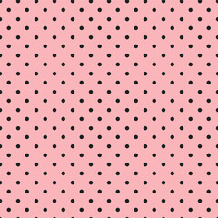 Polka dot vector background. Fashion trendy seamless pattern with circles. Retro wallpaper with dots. Abstract geometric allover print with points, for fabric, paper, textile, clothes and accessories