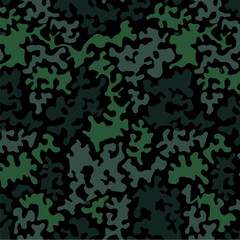 Jigsaw Camouflage Seamless Repeat Pattern