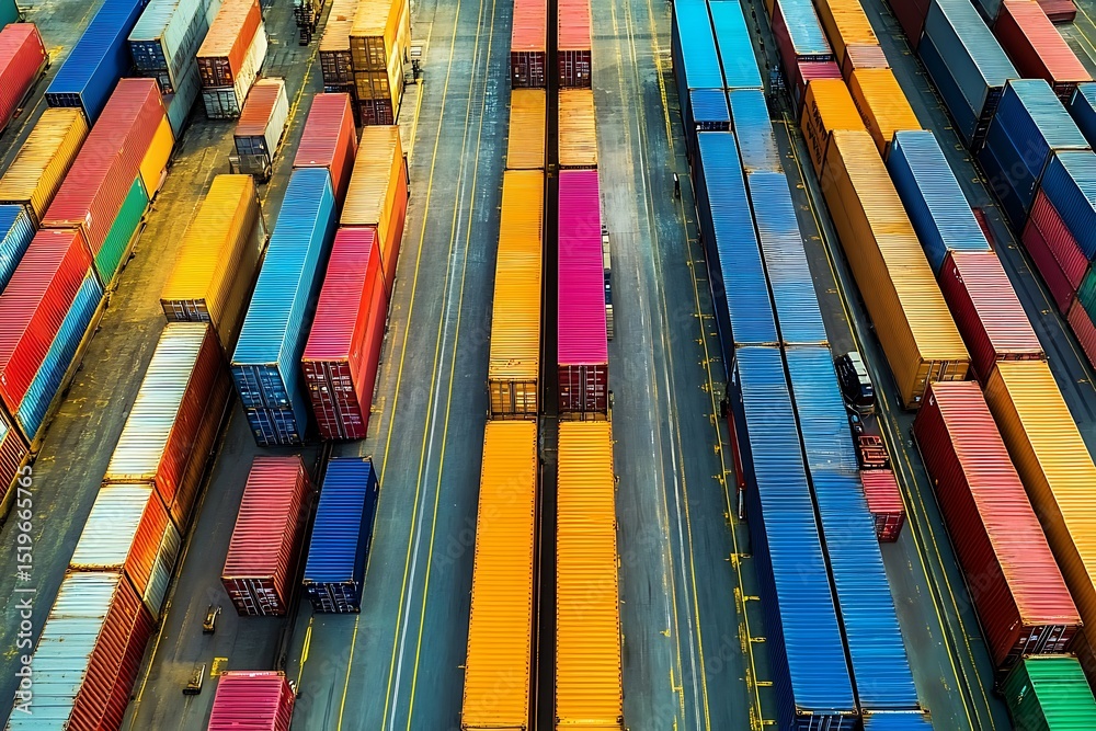 Poster iot-powered supply chain management offering real-time inventory tracking and automated reordering