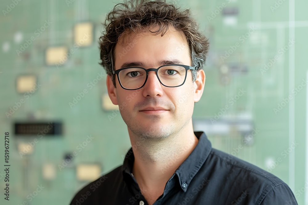 Aufkleber Ubiquitous IoT networks embedding sensors and processors into everyday environments for smart infrastructure 