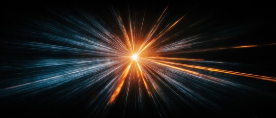 Abstract light streaks