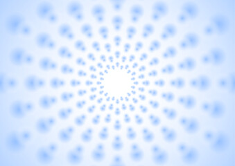 爽やかな青色の抽象的模様背景イラスト