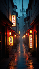 Fototapeta premium Urban Streetscape: A City Scene