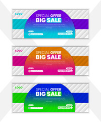 Modern Facebook Cover Template for Business & Personal Use