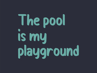 Girls with gills run the pool fun and fierce swim lover t shirt design