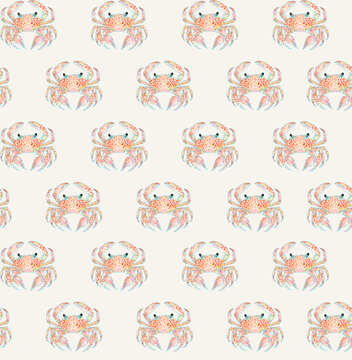 Fototapeta seamless pattern with funny monsters