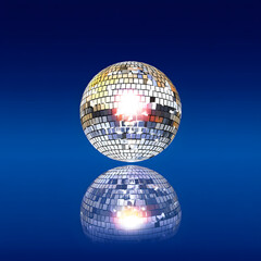 Obraz premium Two Shiny Disco Balls