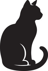 black cat silhouette