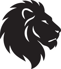 lion head a vector