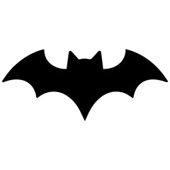Bat icon in transparent background


