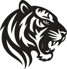 tiger head vector