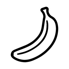 Banana icon with transparent background

