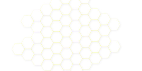 Abstract geometric white grid emboss hexagonal background. Luxury white pattern with hexagons. Seamless background. Abstract honeycomb background.	