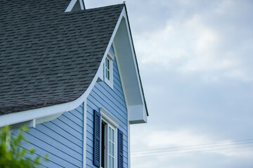 The view and beauty of an American cottage style house
