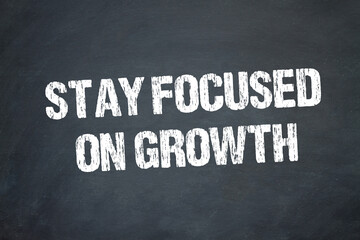 Stay Focused on Growth	
