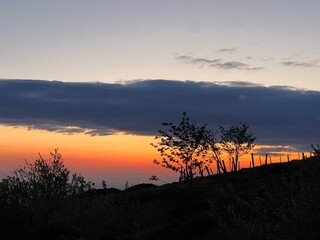 Puy de SANCY coucher de soleil