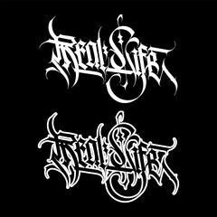 realize calligraffiti text