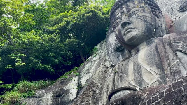 千葉・鋸山の日本寺の大仏