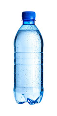 Naklejka premium Plastic Water Bottle with Condensation