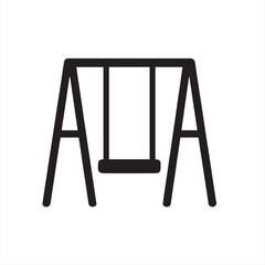 swing isolated on white background