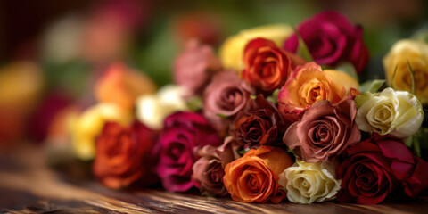 Close up of beautiful r