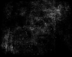 Grunge black scratched background, old film effect, scary distressed texture, copy space
