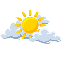 sun and cloud