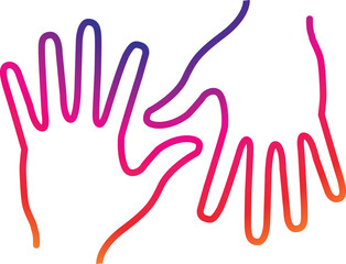 Multiethnic Diverse Hands Raised Up