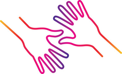 Multiethnic Diverse Hands Raised Up